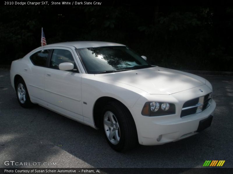 Stone White / Dark Slate Gray 2010 Dodge Charger SXT