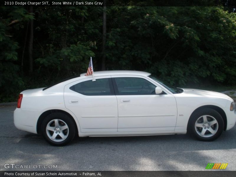 Stone White / Dark Slate Gray 2010 Dodge Charger SXT