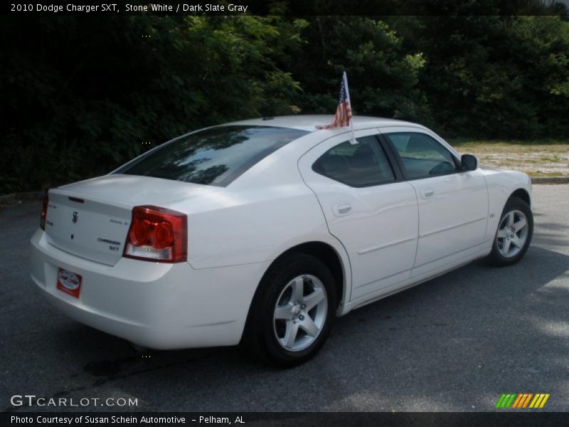 Stone White / Dark Slate Gray 2010 Dodge Charger SXT
