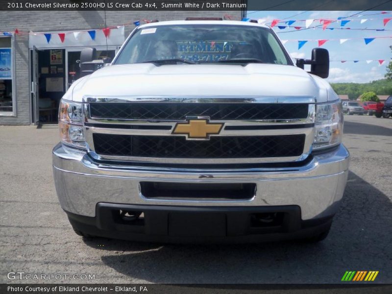 Summit White / Dark Titanium 2011 Chevrolet Silverado 2500HD LS Crew Cab 4x4