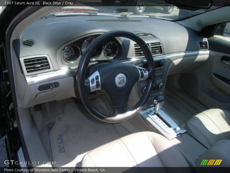 Black Onyx / Gray 2007 Saturn Aura XE