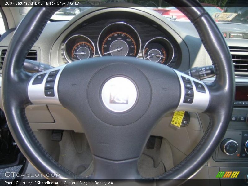 Black Onyx / Gray 2007 Saturn Aura XE