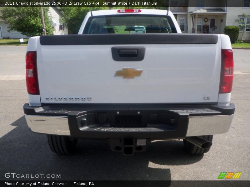 Summit White / Dark Titanium 2011 Chevrolet Silverado 2500HD LS Crew Cab 4x4