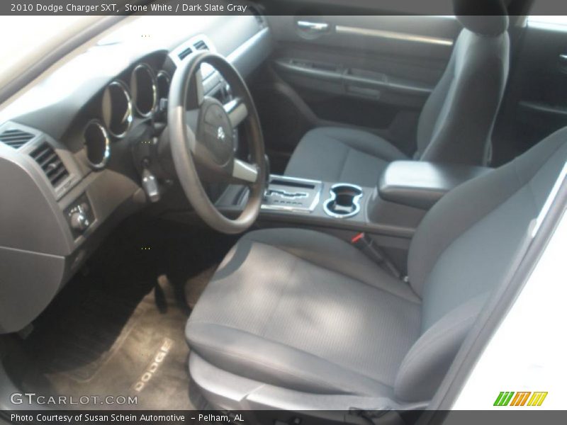 Stone White / Dark Slate Gray 2010 Dodge Charger SXT