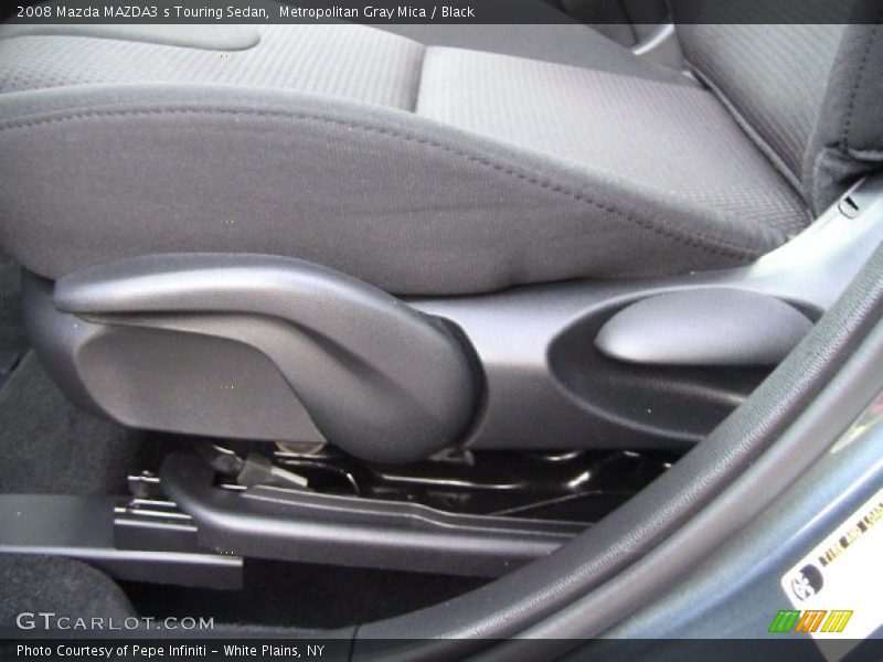 Metropolitan Gray Mica / Black 2008 Mazda MAZDA3 s Touring Sedan