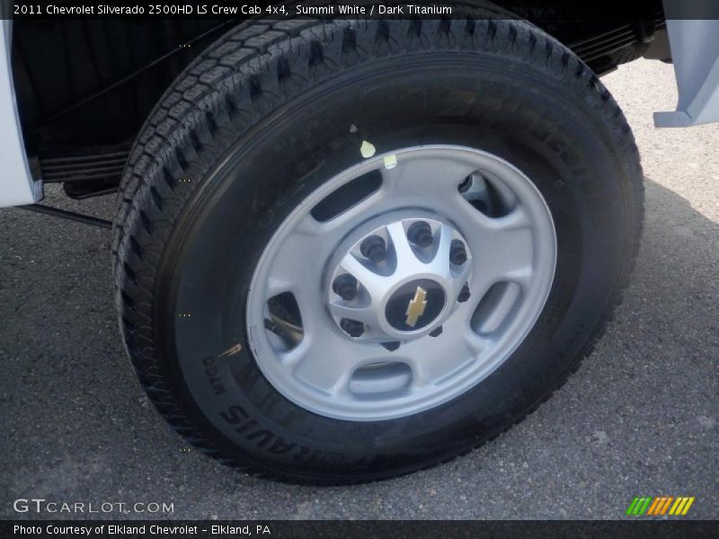 Summit White / Dark Titanium 2011 Chevrolet Silverado 2500HD LS Crew Cab 4x4