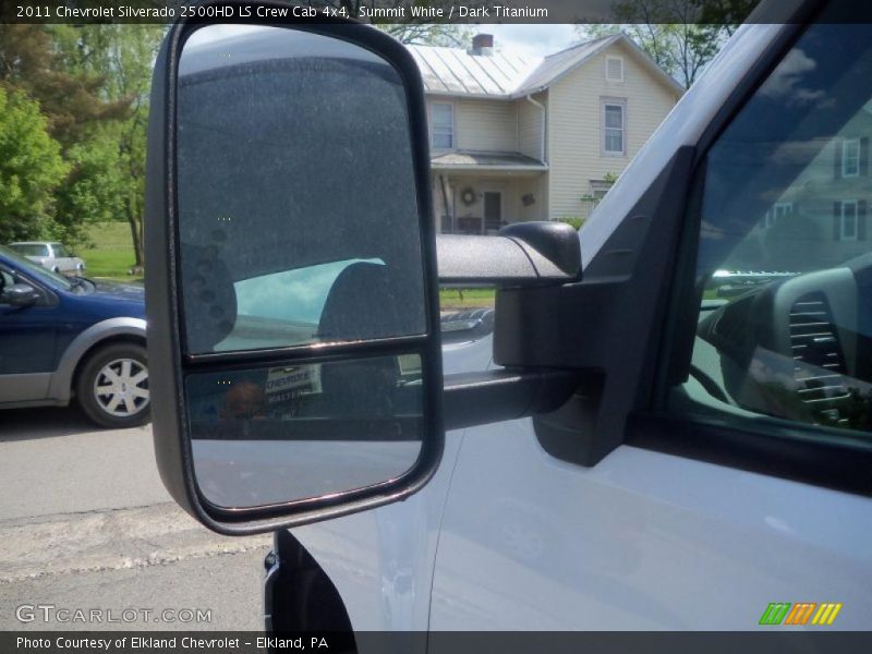 Summit White / Dark Titanium 2011 Chevrolet Silverado 2500HD LS Crew Cab 4x4