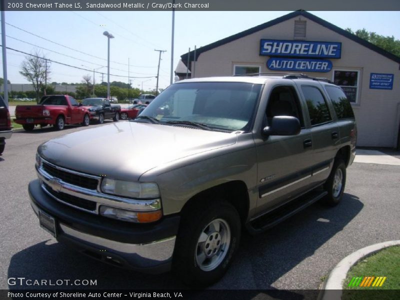 Sandalwood Metallic / Gray/Dark Charcoal 2003 Chevrolet Tahoe LS