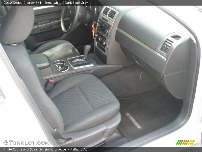 Stone White / Dark Slate Gray 2010 Dodge Charger SXT
