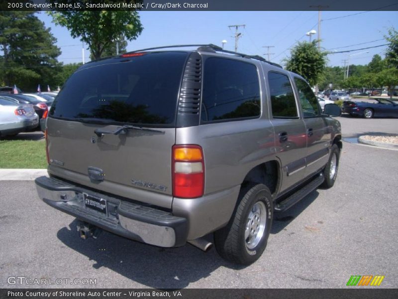 Sandalwood Metallic / Gray/Dark Charcoal 2003 Chevrolet Tahoe LS