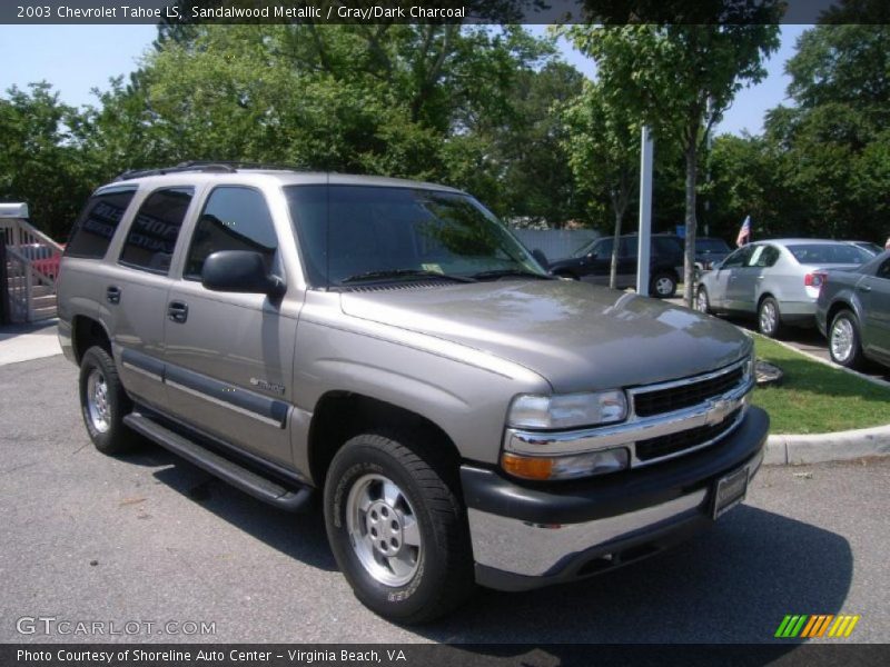 Sandalwood Metallic / Gray/Dark Charcoal 2003 Chevrolet Tahoe LS