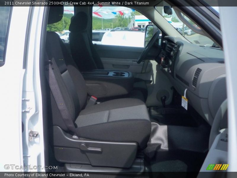 Summit White / Dark Titanium 2011 Chevrolet Silverado 2500HD LS Crew Cab 4x4
