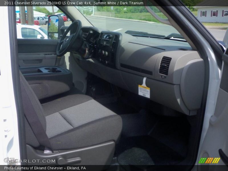 Summit White / Dark Titanium 2011 Chevrolet Silverado 2500HD LS Crew Cab 4x4