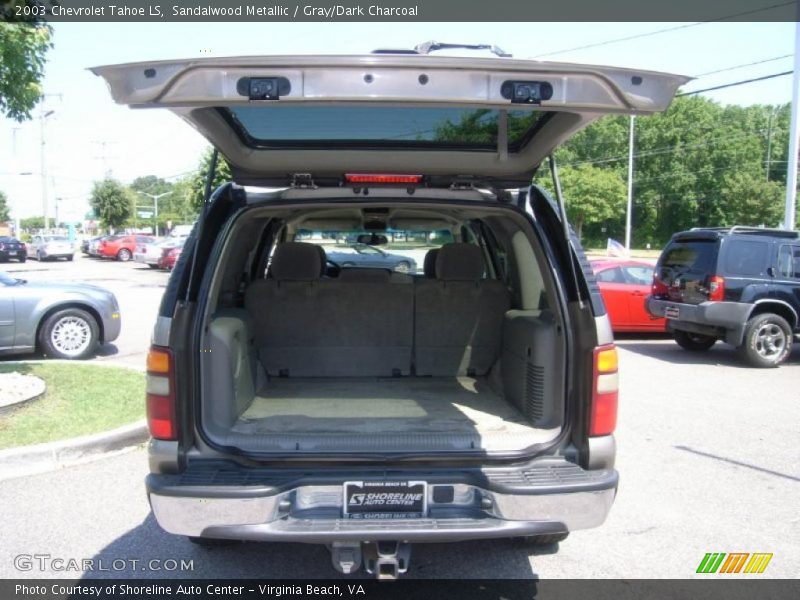 Sandalwood Metallic / Gray/Dark Charcoal 2003 Chevrolet Tahoe LS