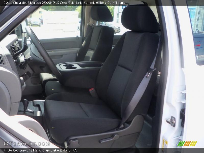 Summit White / Dark Titanium 2011 Chevrolet Silverado 2500HD LS Crew Cab 4x4