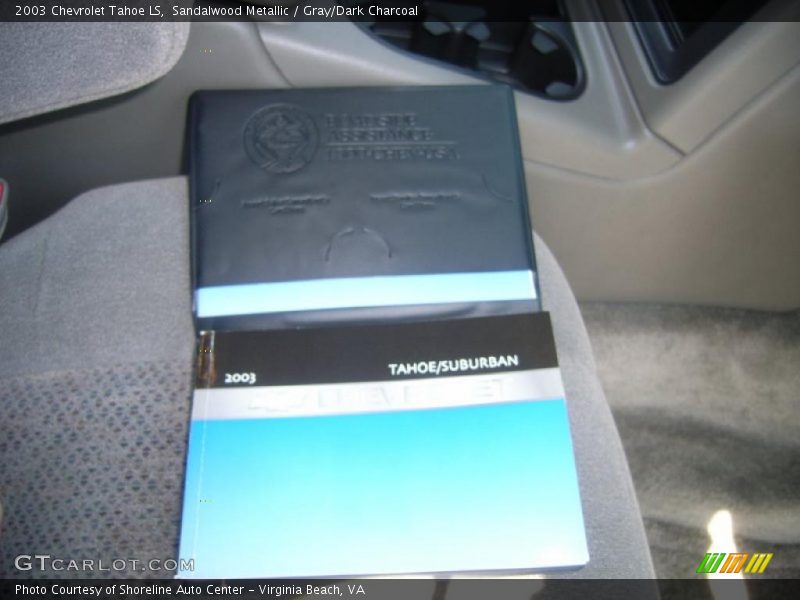 Sandalwood Metallic / Gray/Dark Charcoal 2003 Chevrolet Tahoe LS