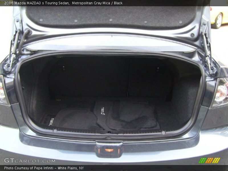 Metropolitan Gray Mica / Black 2008 Mazda MAZDA3 s Touring Sedan
