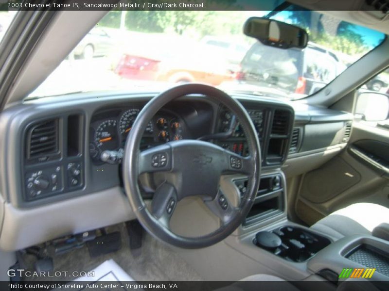 Sandalwood Metallic / Gray/Dark Charcoal 2003 Chevrolet Tahoe LS