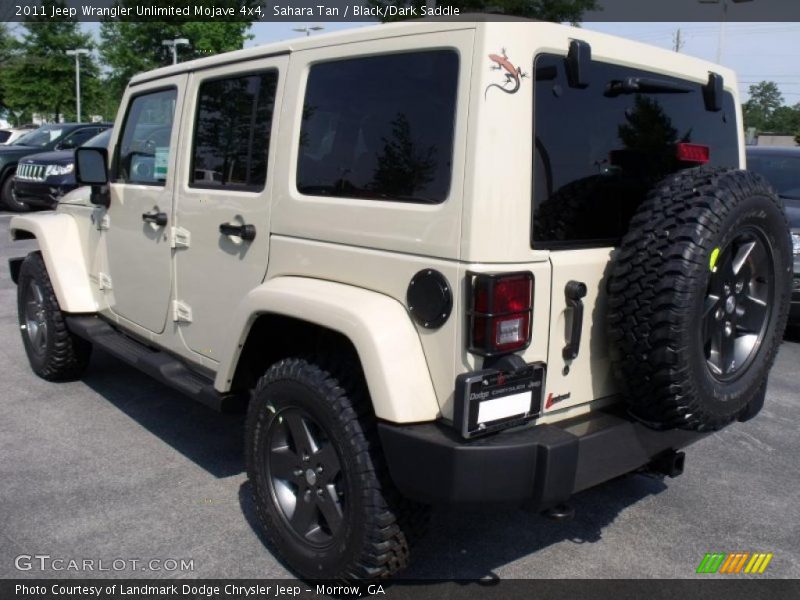 Sahara Tan / Black/Dark Saddle 2011 Jeep Wrangler Unlimited Mojave 4x4