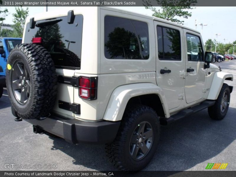 Sahara Tan / Black/Dark Saddle 2011 Jeep Wrangler Unlimited Mojave 4x4