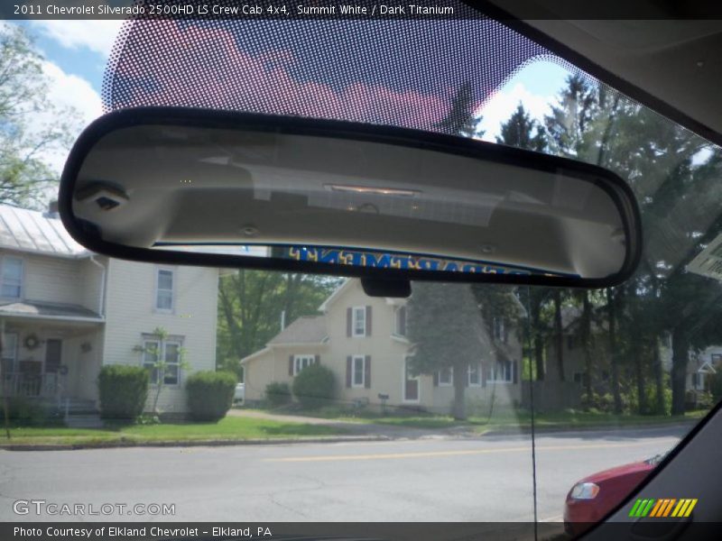 Summit White / Dark Titanium 2011 Chevrolet Silverado 2500HD LS Crew Cab 4x4