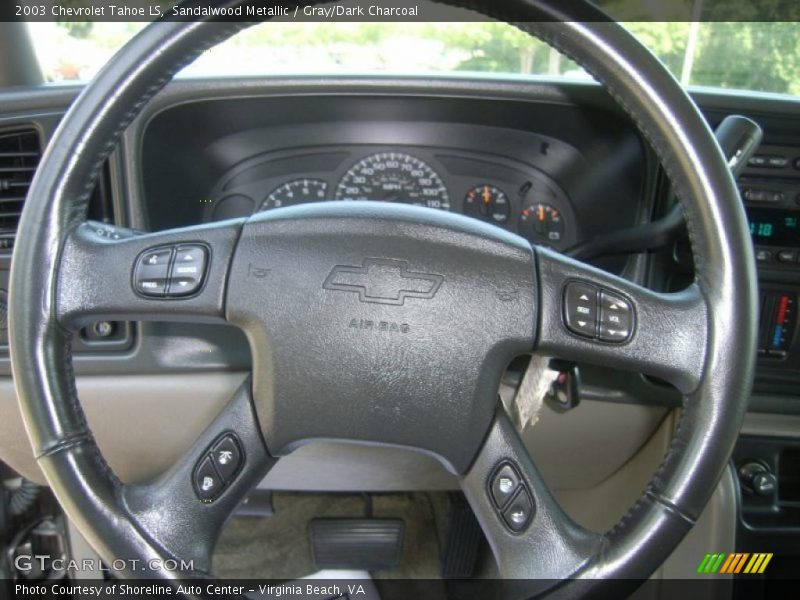 Sandalwood Metallic / Gray/Dark Charcoal 2003 Chevrolet Tahoe LS