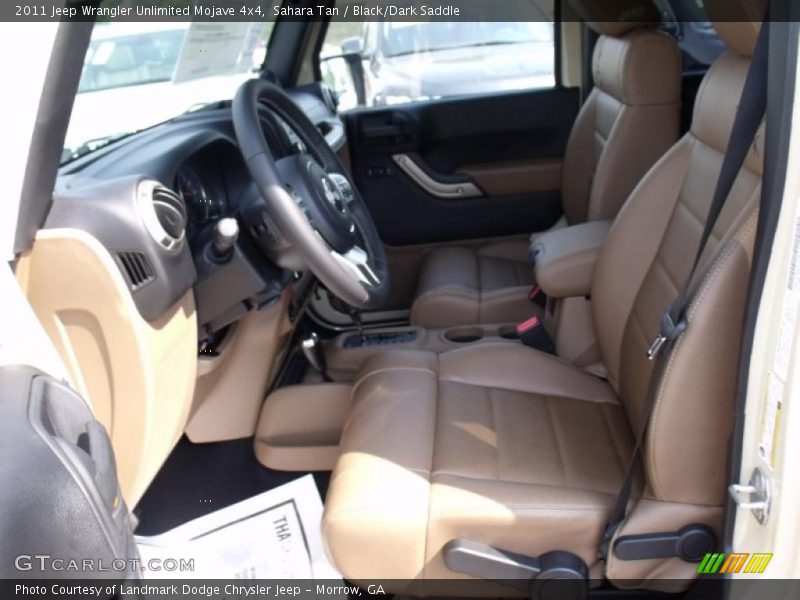 Sahara Tan / Black/Dark Saddle 2011 Jeep Wrangler Unlimited Mojave 4x4
