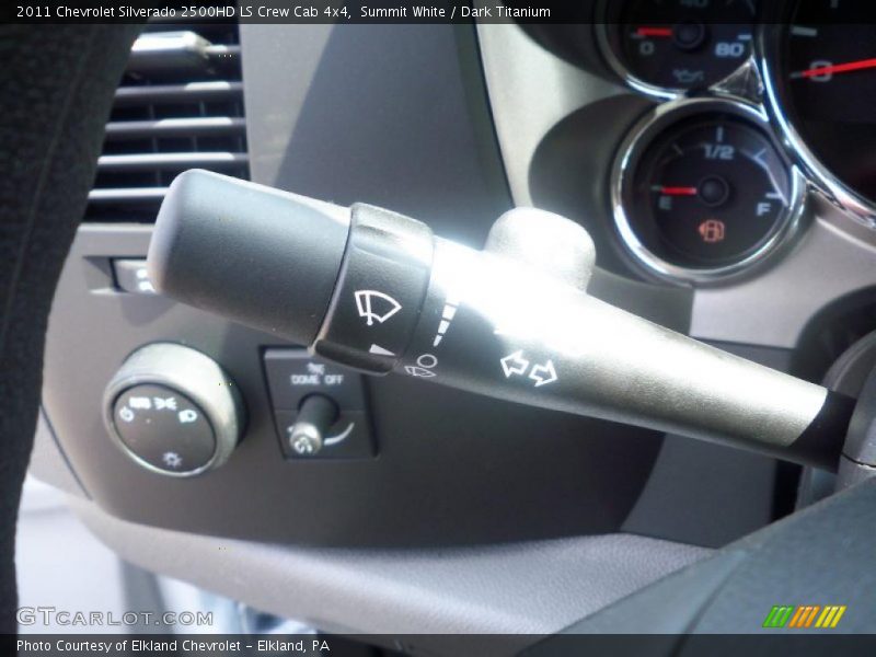 Summit White / Dark Titanium 2011 Chevrolet Silverado 2500HD LS Crew Cab 4x4