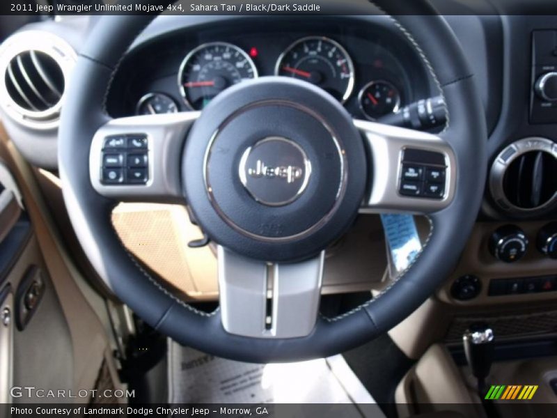 Sahara Tan / Black/Dark Saddle 2011 Jeep Wrangler Unlimited Mojave 4x4