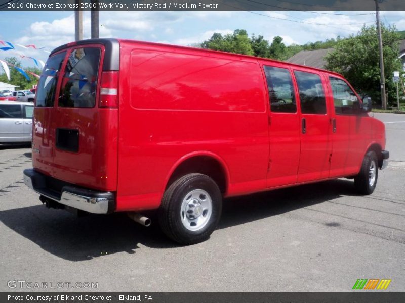  2010 Express 2500 Work Van Victory Red