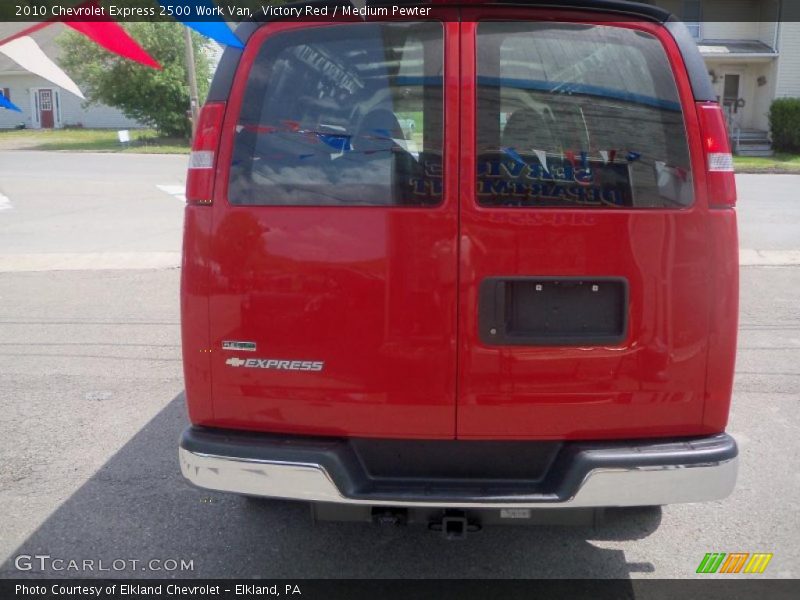 Victory Red / Medium Pewter 2010 Chevrolet Express 2500 Work Van