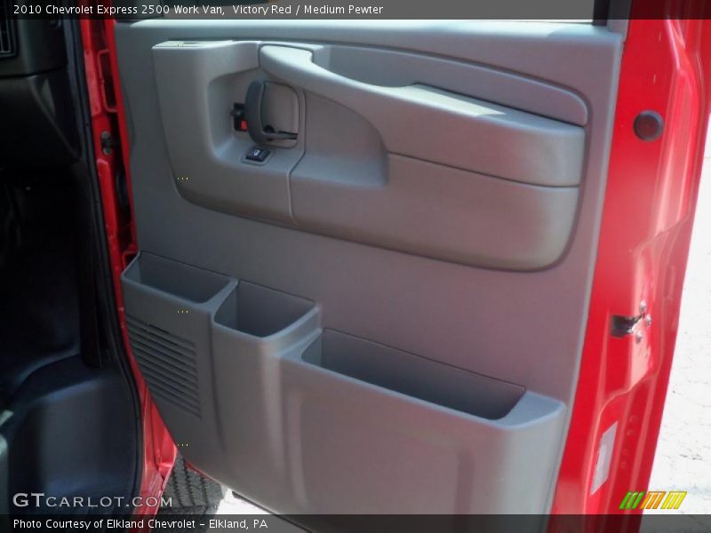 Victory Red / Medium Pewter 2010 Chevrolet Express 2500 Work Van