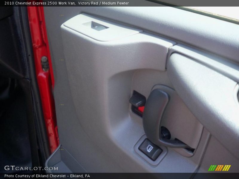 Victory Red / Medium Pewter 2010 Chevrolet Express 2500 Work Van