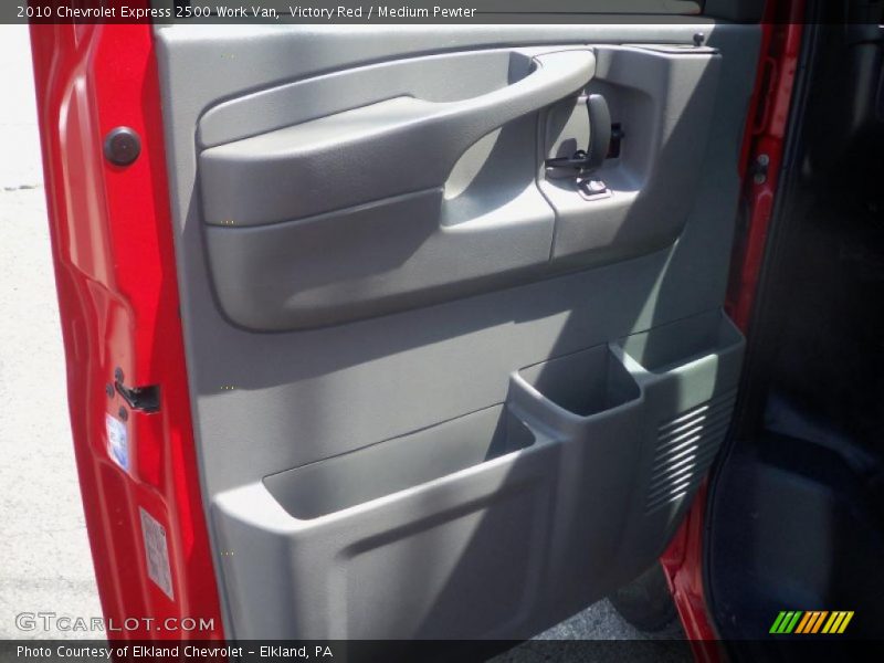 Victory Red / Medium Pewter 2010 Chevrolet Express 2500 Work Van