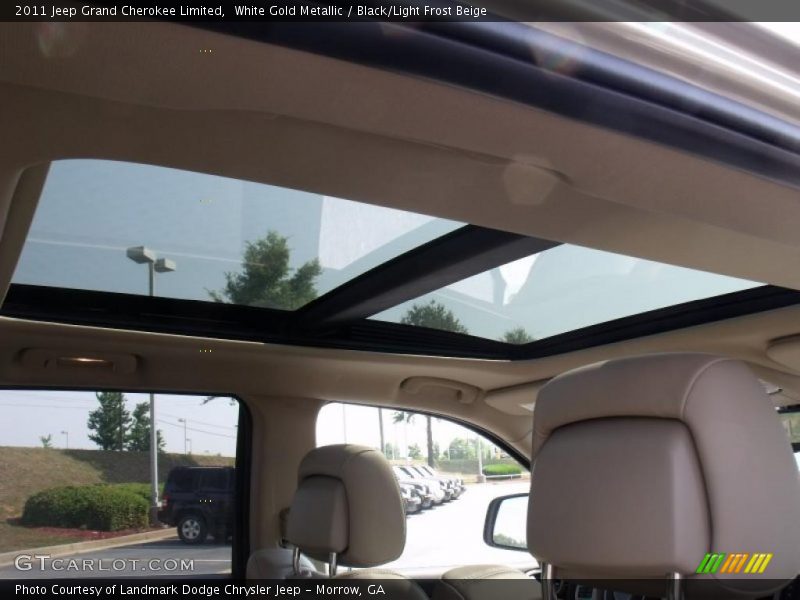 White Gold Metallic / Black/Light Frost Beige 2011 Jeep Grand Cherokee Limited