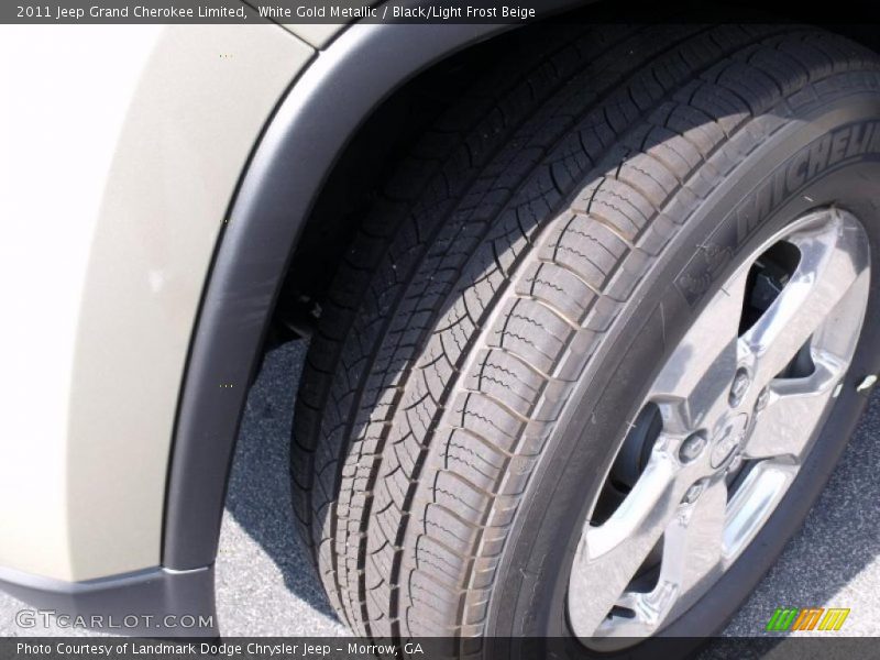 White Gold Metallic / Black/Light Frost Beige 2011 Jeep Grand Cherokee Limited