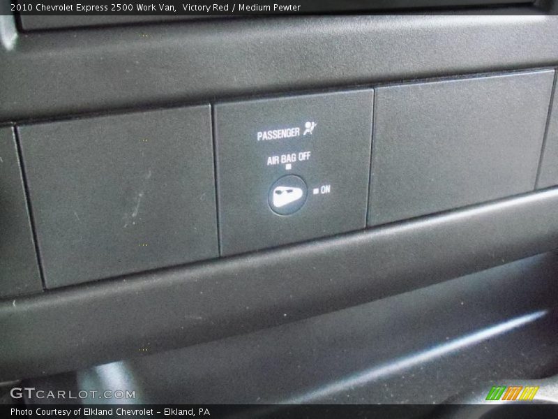 Victory Red / Medium Pewter 2010 Chevrolet Express 2500 Work Van