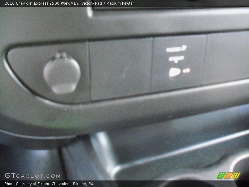Victory Red / Medium Pewter 2010 Chevrolet Express 2500 Work Van