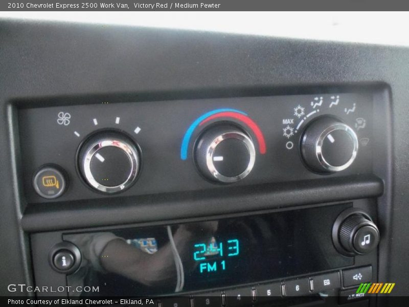Victory Red / Medium Pewter 2010 Chevrolet Express 2500 Work Van