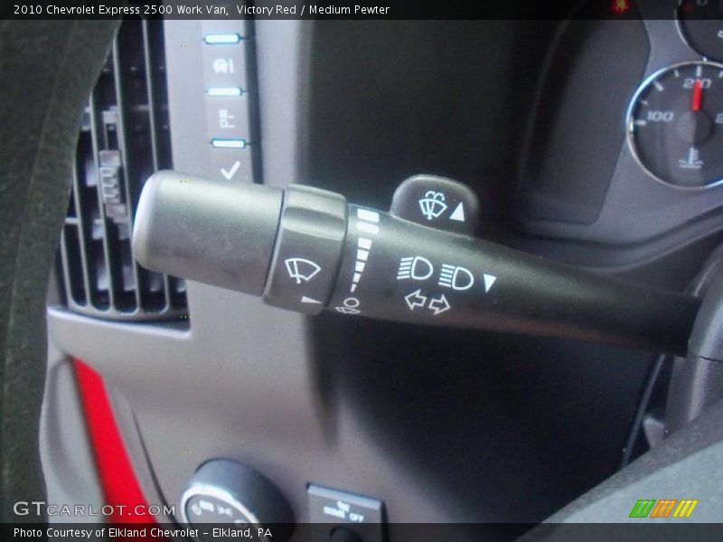 Victory Red / Medium Pewter 2010 Chevrolet Express 2500 Work Van
