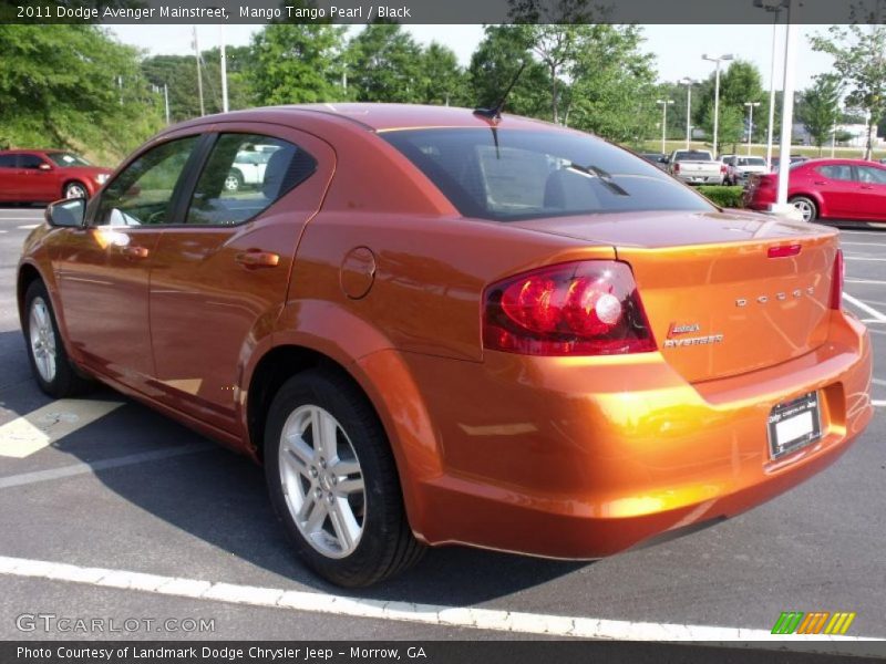 Mango Tango Pearl / Black 2011 Dodge Avenger Mainstreet