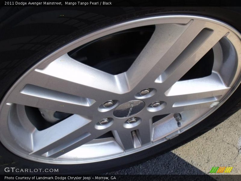 Mango Tango Pearl / Black 2011 Dodge Avenger Mainstreet