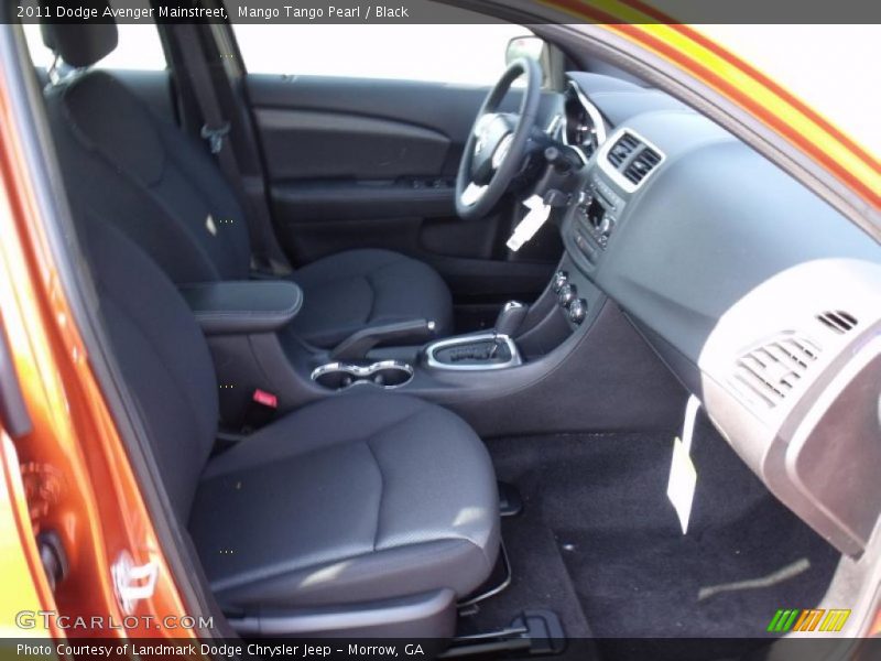 Mango Tango Pearl / Black 2011 Dodge Avenger Mainstreet