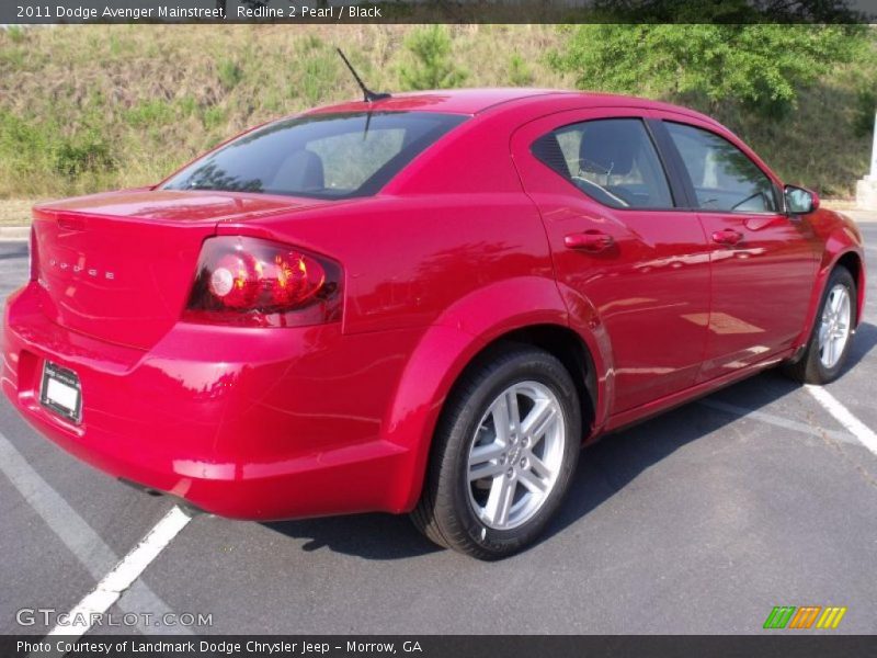 Redline 2 Pearl / Black 2011 Dodge Avenger Mainstreet