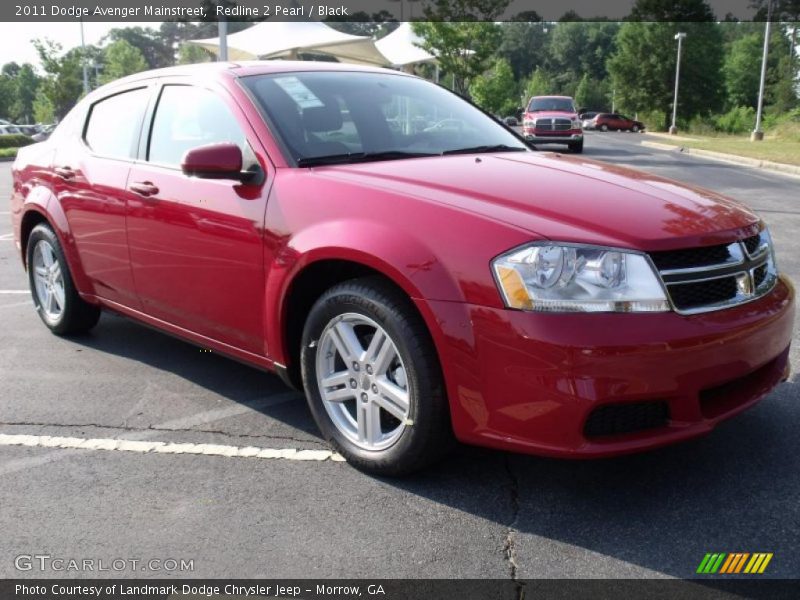 Redline 2 Pearl / Black 2011 Dodge Avenger Mainstreet