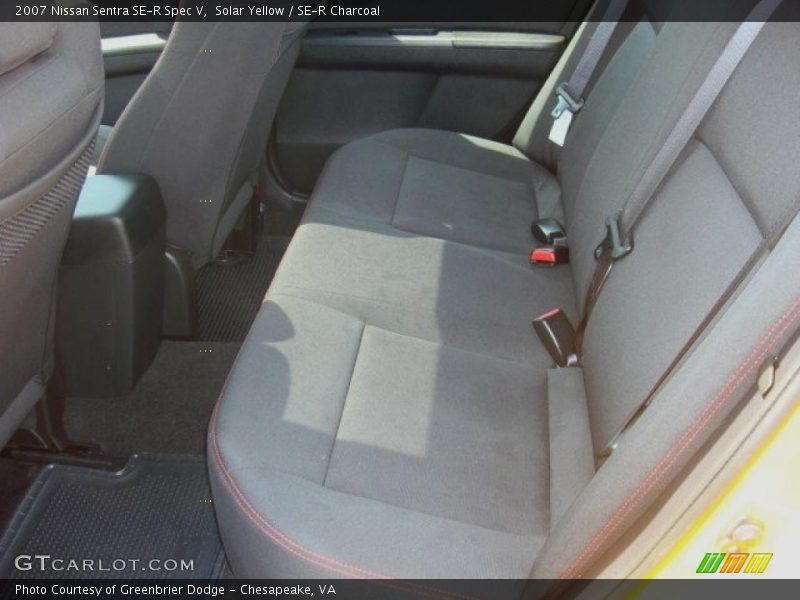  2007 Sentra SE-R Spec V SE-R Charcoal Interior