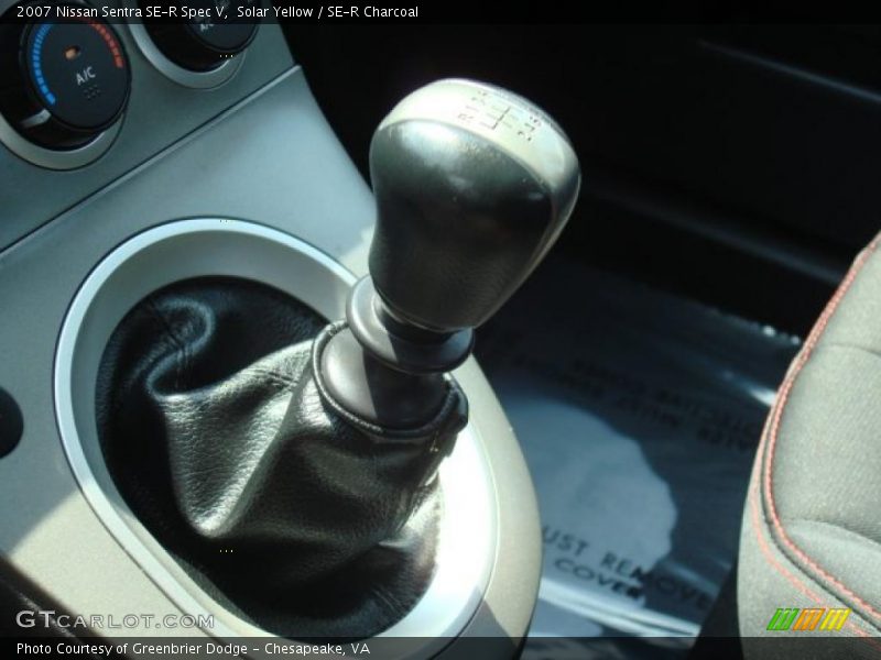 2007 Sentra SE-R Spec V 6 Speed Manual Shifter