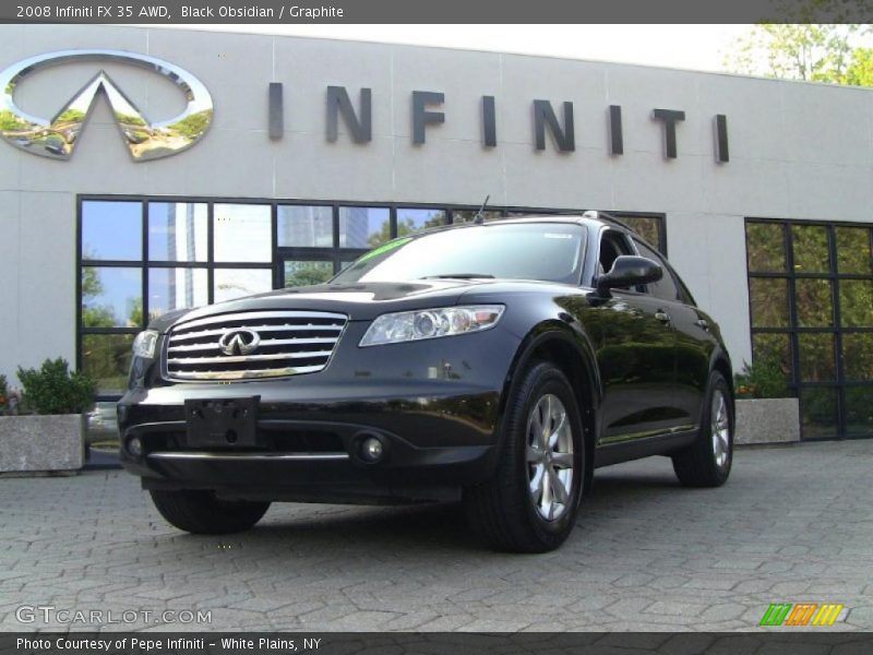 Black Obsidian / Graphite 2008 Infiniti FX 35 AWD
