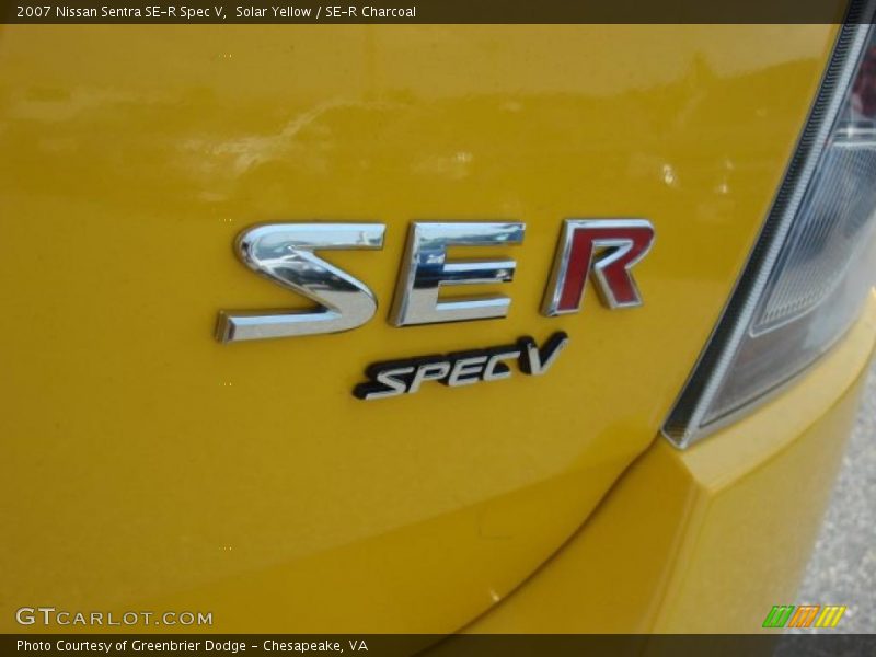  2007 Sentra SE-R Spec V Logo