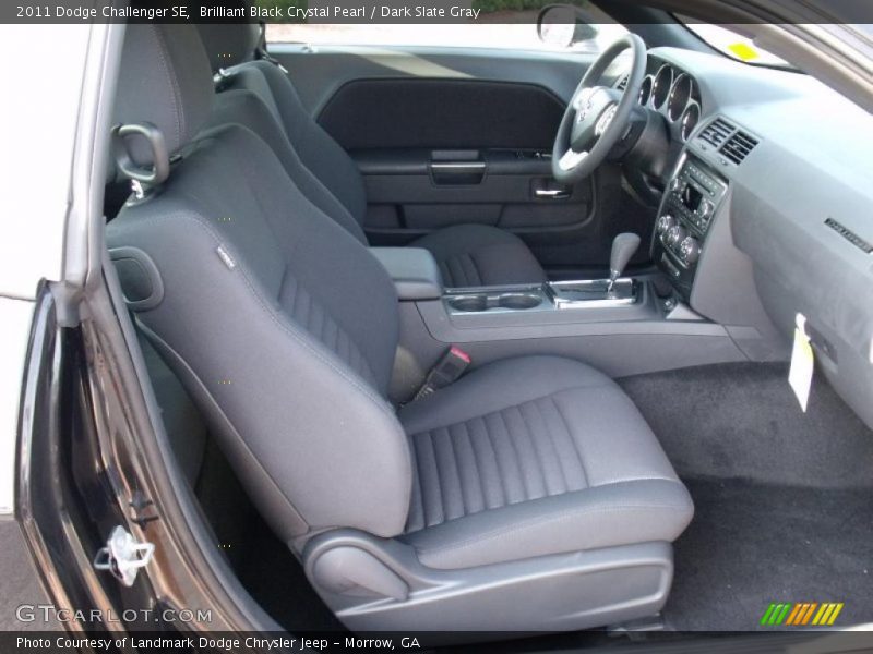 Brilliant Black Crystal Pearl / Dark Slate Gray 2011 Dodge Challenger SE